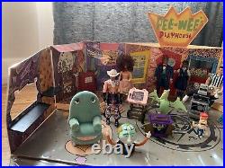 Complete Pee-Wee's Playhouse Playset Vintage Toy Lot with figures 1980s Matchbox