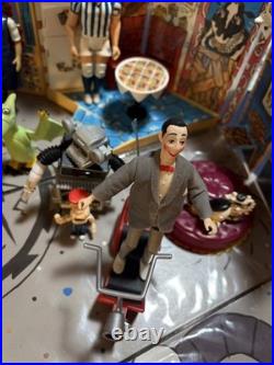 Complete Pee-Wee's Playhouse Playset Vintage Toy Lot with figures 1980s + extras