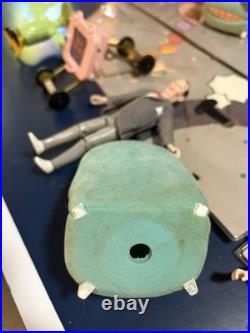 Complete Pee-Wee's Playhouse Playset Vintage Toy Lot with figures 1980s + extras