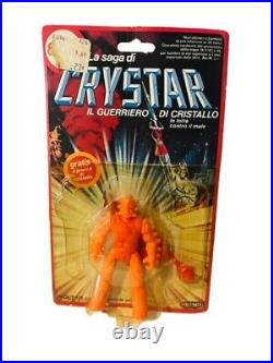 Crystar Action Figure Moltar Remco ALN Mexico vtg 1983 toy moc lava man sealed