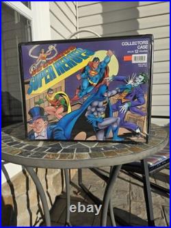 DC Comics Super Heroes Collectors Case Action Figure Holder Vintage