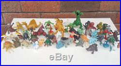 DFC, Monsters, Beasts, Chinasaur, Jiggler Vintage RARE Toy Lot of 50 Figures