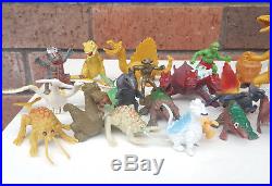 DFC, Monsters, Beasts, Chinasaur, Jiggler Vintage RARE Toy Lot of 50 Figures