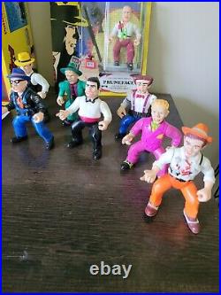 DICK TRACY VTG Playmates Action Figures Police Squad Car Lot. READ
