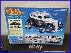 DICK TRACY VTG Playmates Action Figures Police Squad Car Lot. READ