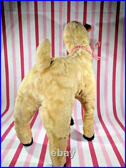 Darling RARE Vintage Columbia Toy Products Rubber Face Reindeer RoKo 21 Tall