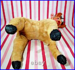 Darling RARE Vintage Columbia Toy Products Rubber Face Reindeer RoKo 21 Tall