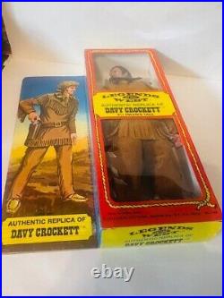 Davy Crockett Empire vtg Figure 1973 Legends West Cowboy Excel Box 9.5 RARE