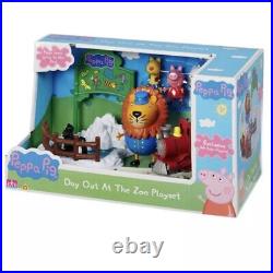 Day Out At The Zoo Set. Peppa Pig Vintage Toy Exclusive Mr Lion & Penguin