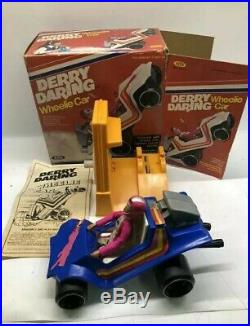 Derry Daring Ideal 75 Wheelie Car With Box, Energizer, Figure Evel Knievel