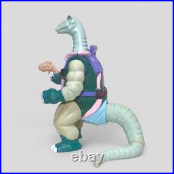 Dinosaucers Bronto Thunder? Glasslite Brazil Vintage Figure With 3d Weapon