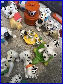 Disney 101 Dalmatians Figure Mcdonalds Toy Huge Lot (97) Vintage 90s Cake Toppe