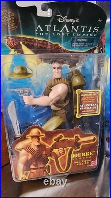 Disney ATLANTIS The Lost Empire Movie DISNEY Action Figure Toy Lot Vintage