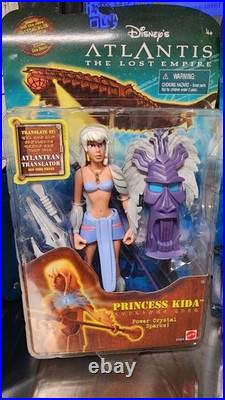 Disney ATLANTIS The Lost Empire Movie DISNEY Action Figure Toy Lot Vintage