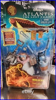 Disney ATLANTIS The Lost Empire Movie DISNEY Action Figure Toy Lot Vintage