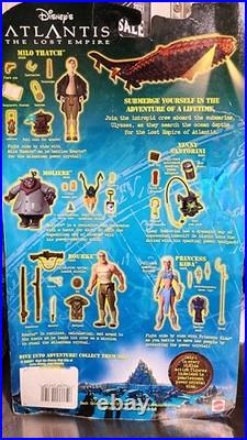 Disney ATLANTIS The Lost Empire Movie DISNEY Action Figure Toy Lot Vintage