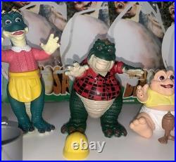 Disney The Dinosaurs TV Show Figure Toy Lot Sinclair Family Vintage 1990