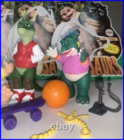 Disney The Dinosaurs TV Show Figure Toy Lot Sinclair Family Vintage 1990
