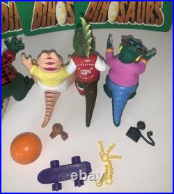 Disney The Dinosaurs TV Show Figure Toy Lot Sinclair Family Vintage 1990