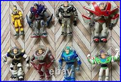 Disney Toy Story Pixar Vintage Buzz Lightyear Action Figures Bundle 8 Toys