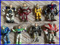 Disney Toy Story Pixar Vintage Buzz Lightyear Action Figures Bundle 8 Toys