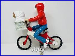 E. T. The Extraterrestrial Bicycle, Plush, VHS Movie, Vintage PVC Figures Toy Lot