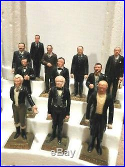ENTIRE SET + ORIGINAL DISPLAY, 36 Marx Presidents, America action figure 1960's
