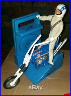 EVEL KNIEVEL Chopper +Figure & Helmet +Energizer & BOX with Instructions