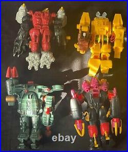 EXO SQUAD Playmates Vintage Toys 90's Action Figures Lot of 10 WORKS