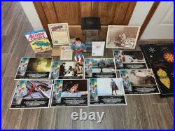 EXTREMELY RARE 1940 Superman Wood and Composition Jointed Doll by Ideal + EXTRAS