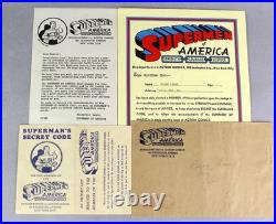 EXTREMELY RARE 1940 Superman Wood and Composition Jointed Doll by Ideal + EXTRAS