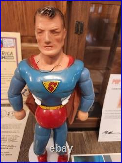 EXTREMELY RARE 1940 Superman Wood and Composition Jointed Doll by Ideal + EXTRAS EXTREMELY RARE 1940 Superman Wood and Composition Jointed Doll by Ideal + EXTRAS