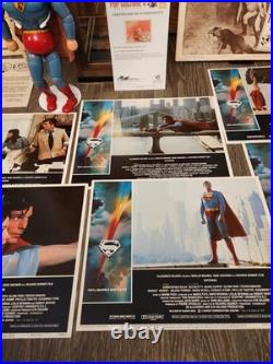 EXTREMELY RARE 1940 Superman Wood and Composition Jointed Doll by Ideal + EXTRAS