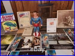 EXTREMELY RARE 1940 Superman Wood and Composition Jointed Doll by Ideal + EXTRAS EXTREMELY RARE 1940 Superman Wood and Composition Jointed Doll by Ideal + EXTRAS