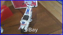 Early 2nd Edition EVEL KNIEVEL STUNT CYCLE Figure, Launcher, Instructions & BOX