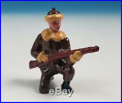 Eccles Recast Taylor & Barrett Sled Dogs Fur Trapper Wolf Lead Figure Toy Set