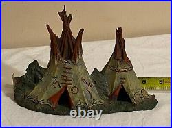 Elastolin Teepee Vintage Toy Figures Germany ag-94