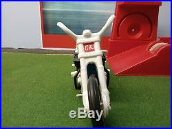 Evel Knievel 1970s Stunt Cycle Bike & Evel Action Figure Ideal Vintage Toy Set