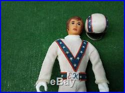 Evel Knievel 1970s Stunt Cycle Bike & Evel Action Figure Ideal Vintage Toy Set