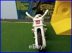 Evel Knievel 1972 Stunt Cycle Bike & Evel Action Figure Ideal Vintage Toy Set