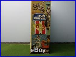Evel Knievel 1st edition figure and second edition chrome bike set. Ultra Rare