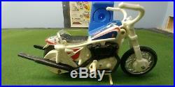 Evel Knievel 70s Stunt Cycle Bike & Action Figure Evil Original Vintage Toy Set