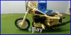 Evel Knievel 70s Stunt Cycle Bike & Action Figure Evil Original Vintage Toy Set