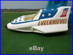 Evel Knievel 70s Vintage Sky Stunt Canyon Cycle Rocket Evel Action Figure