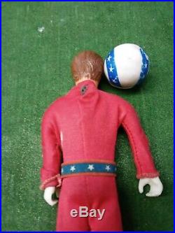 Evel Knievel 70s Vintage Sky Stunt Canyon Cycle Rocket Evel Action Figure