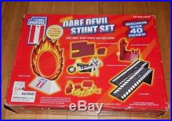 Evel Knievel Deluxe Dare Devil Stunt Set Cycle Action Figure Launcher Rare A838