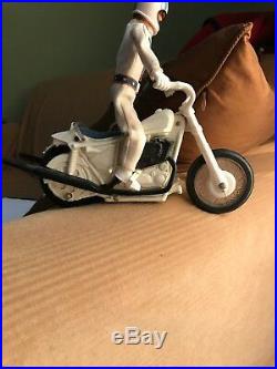 Evel Knievel Ideal Harley Davidson Stunt Cycle Bike Evil Action Figure 70s Toys