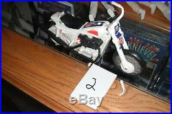 Evel Knievel Lot Of 8 Figures 4 Stunt Cycles And 4 Helmets