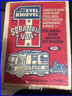 Evel Knievel Scramble Van/figure / Accessories /in Orginal Box