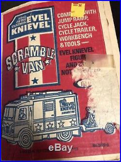 Evel Knievel Scramble Van/figure / Accessories /in Orginal Box